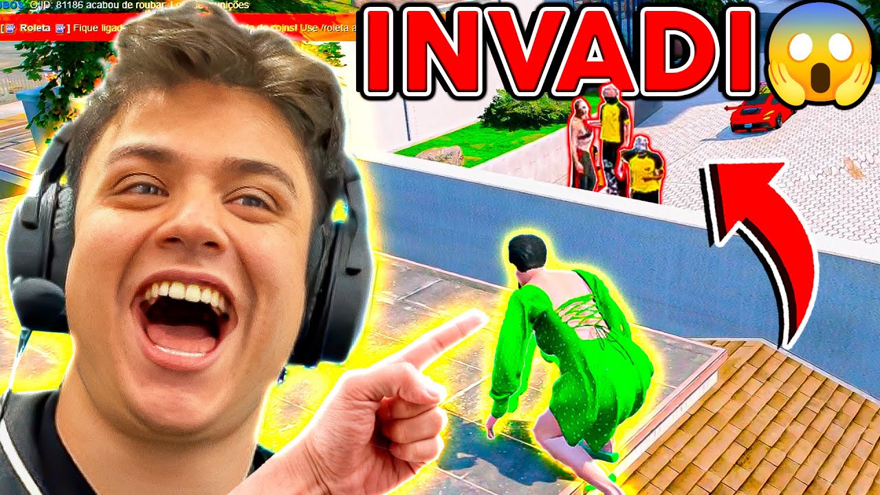 INVADI O GRUPO INIMIGO e ELIMINEI TODOS! 😱 GTA RP (Paulinho&nbsp;o&nbsp;LOKO