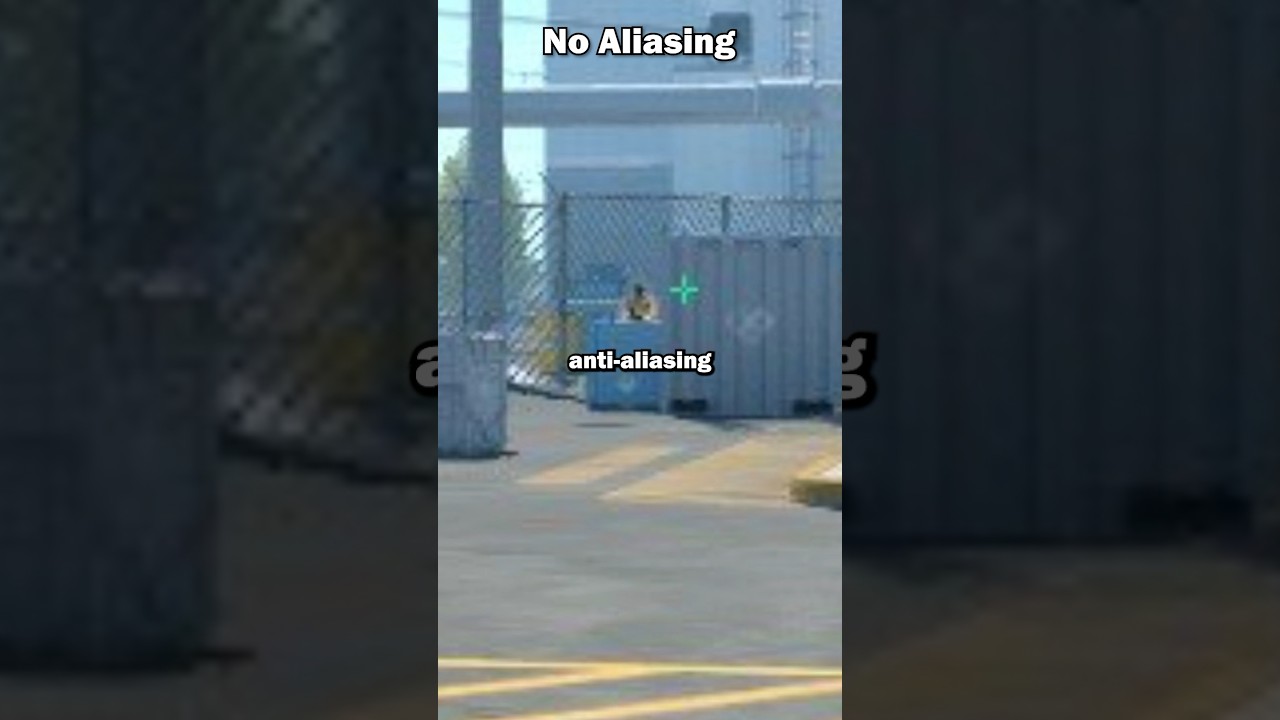 Anti-Aliasing Is So IMPORTANT For FPS Games! #fps #blurry #settings