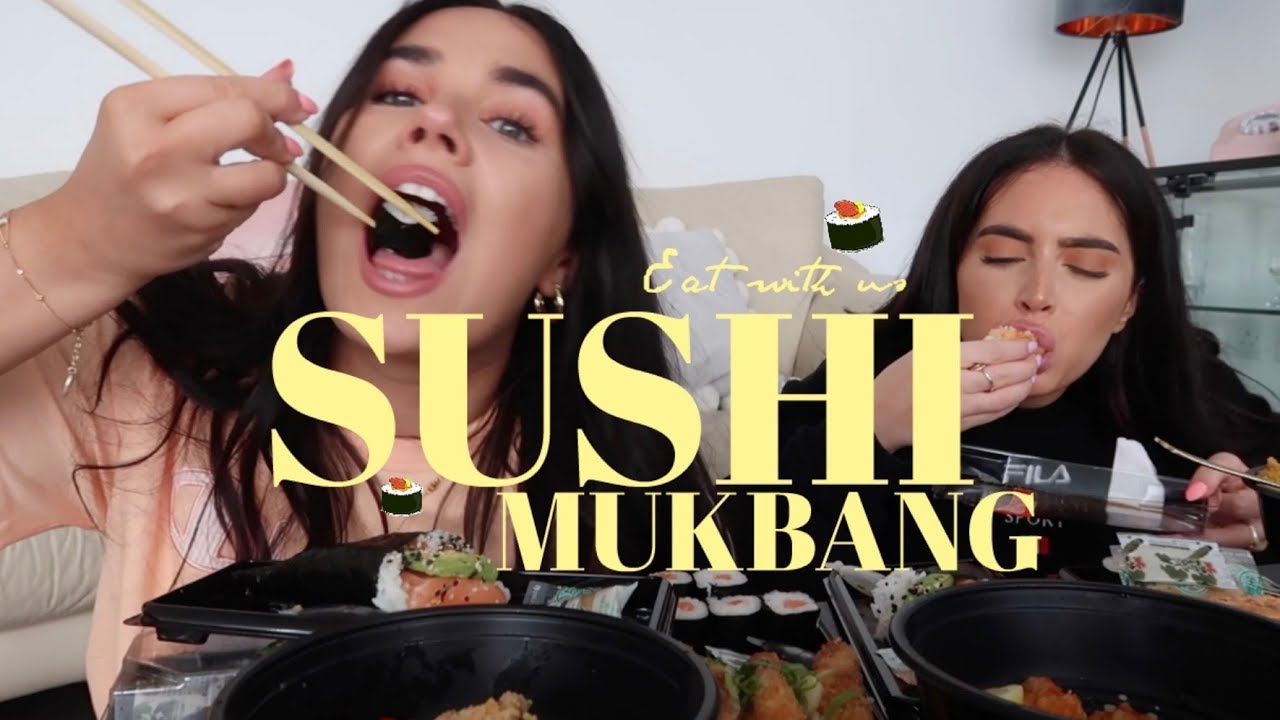 EAT SUSHI WITH US || MUKBANG