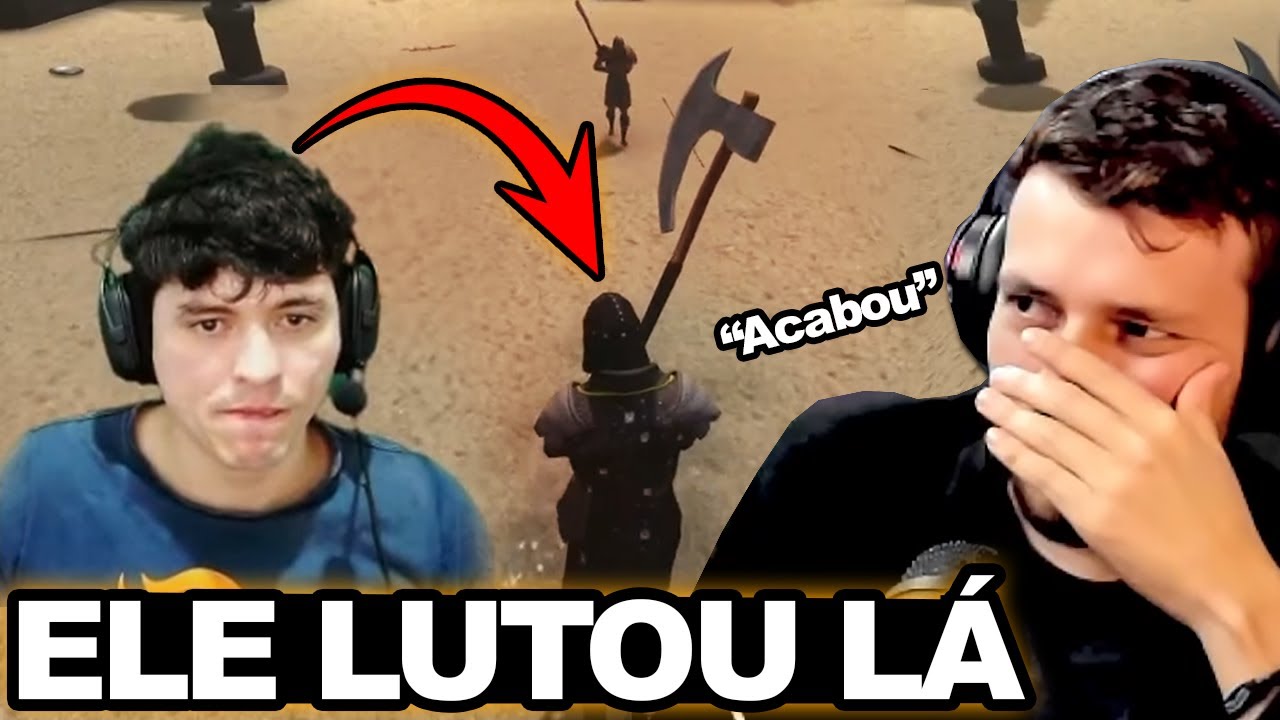 ASSIM Foi Lutar no Coliseu do ProfessorLih | React BrenoMMORPG
