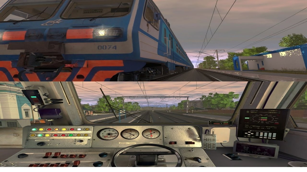 Несправність на ЕД9М-0074. Trainz: A New Era. Карта: Вінниця - Андрушівка
