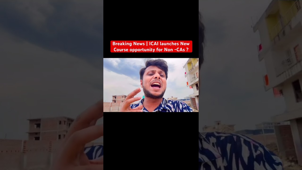 Breaking News | ICAI launches New Course opportunity for Non -CAs ?