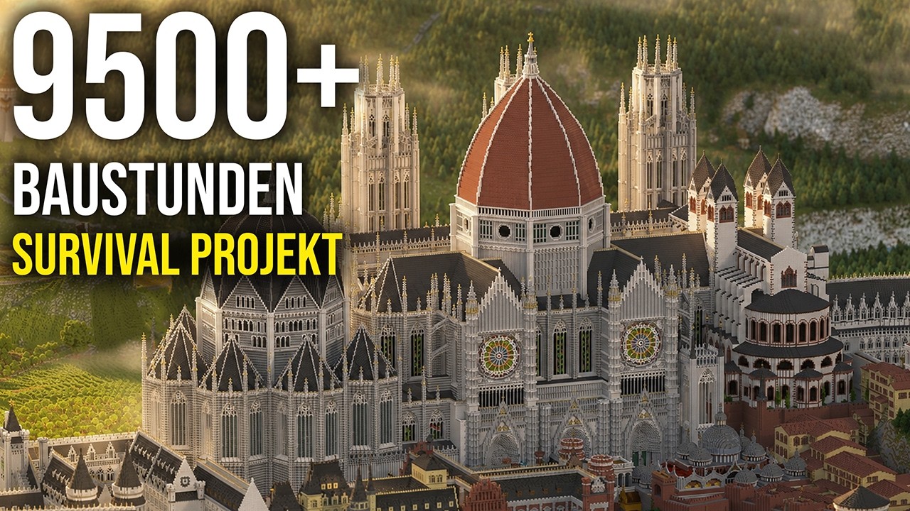 9.500 Stunden Minecraft SURVIVAL-Projekt [4K/60fps]