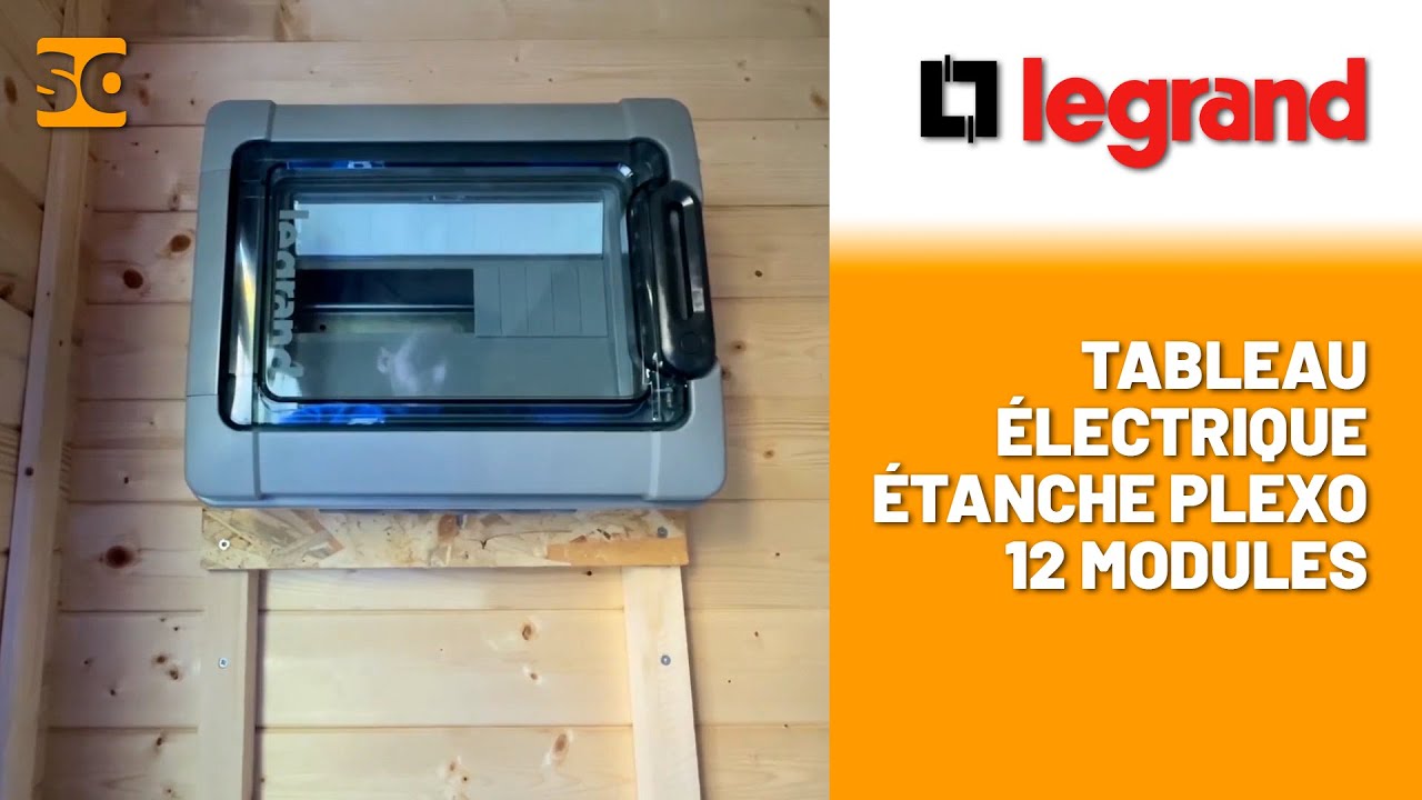 D&eacute;tails du Tableau &eacute;lectrique &eacute;tanche Plexo 12 modules - LEGRAND