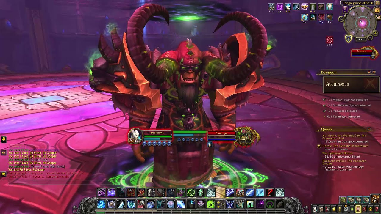 9.0 Shadowlands Prepatch - Auchindoun Mythic Solo (REDUCED Raw Gold)
