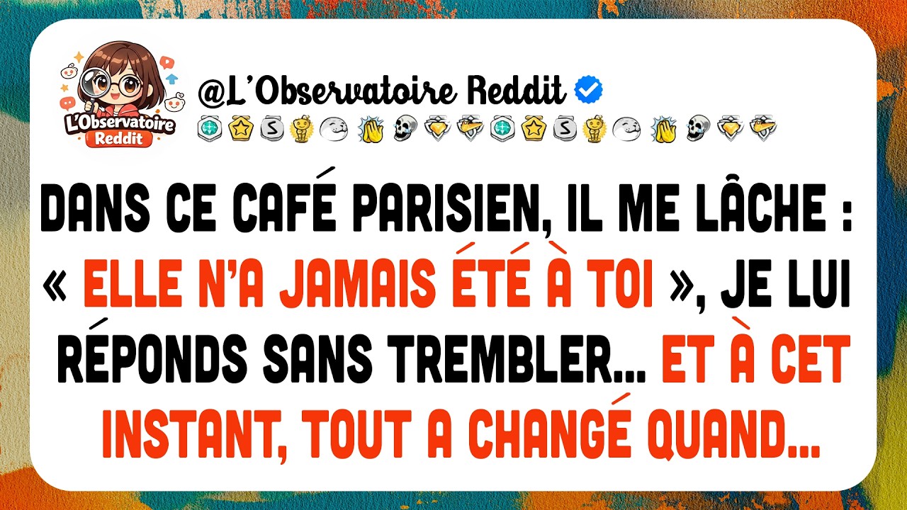 Il A Dit Qu’elle N’était Jamais À Moi; Je Réponds : Elle Est Désormais Son Problème.