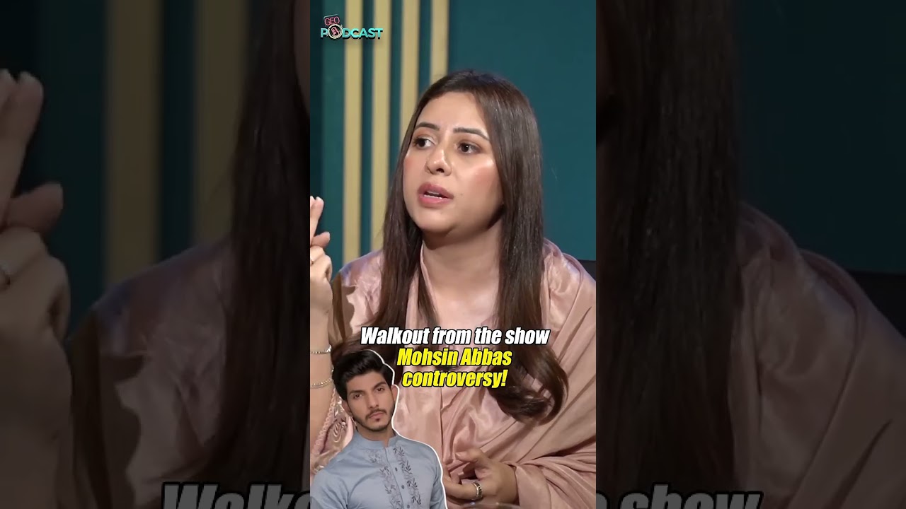Rabia Anum walkout from Live show!   #rabiaanum #geopodcast #shorts