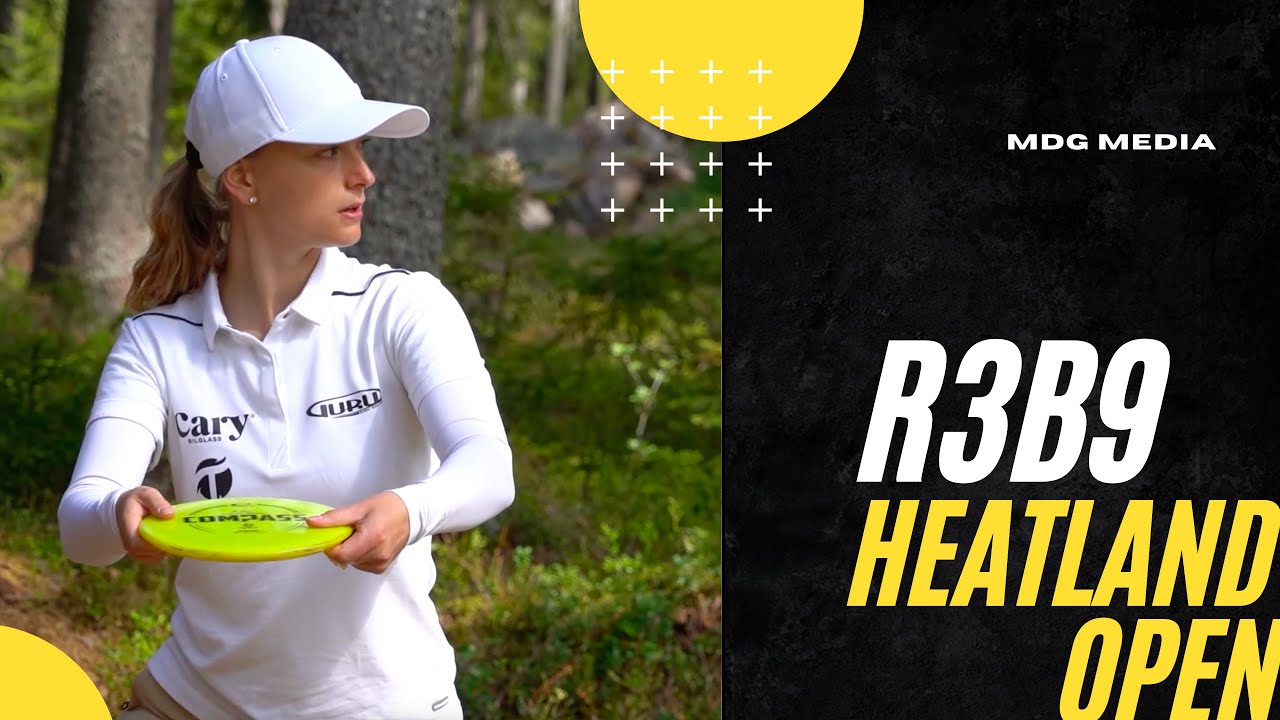 2022 PDGA Euro Tour #4 - Heatland Open | R3B9 Lead Card | Björlycke, Lennartsson, Steen, Jansson