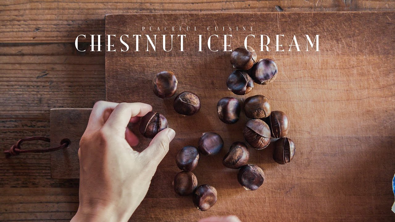 [No Music] How to Make Chestnuts Icecream
