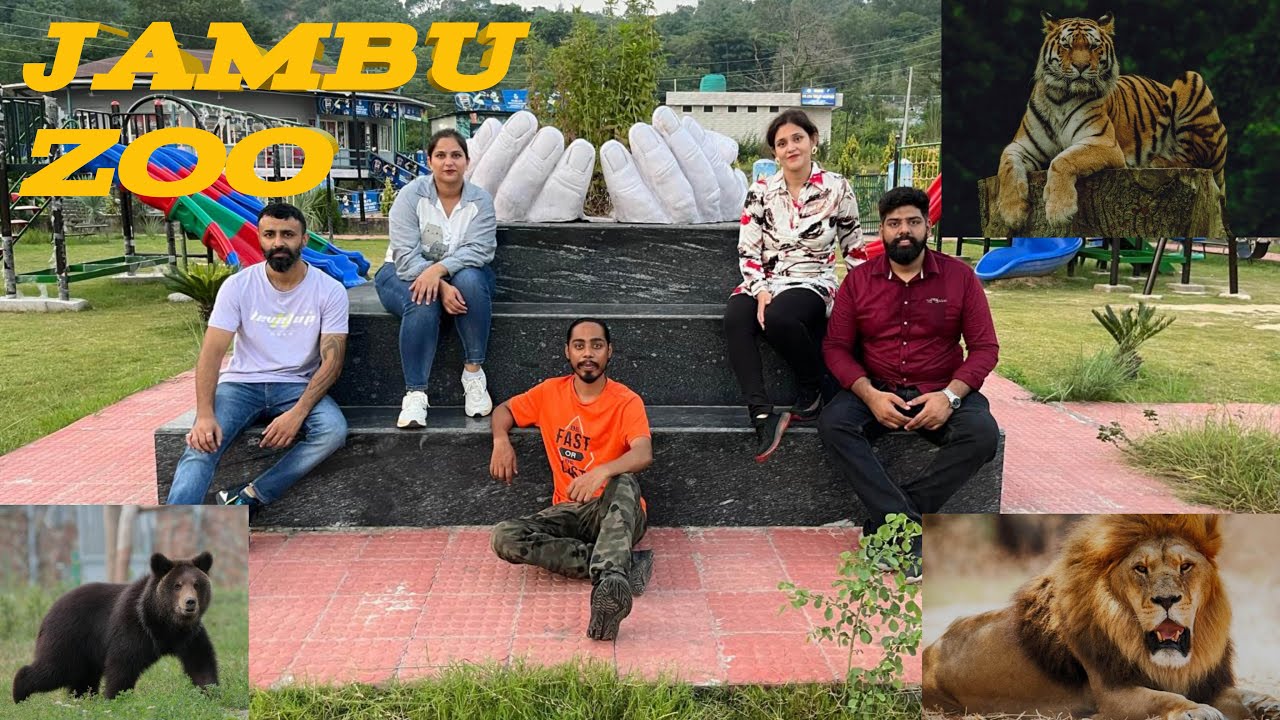 Bacho ko le kr 🐯ghumne gye jambu zoo 🦁