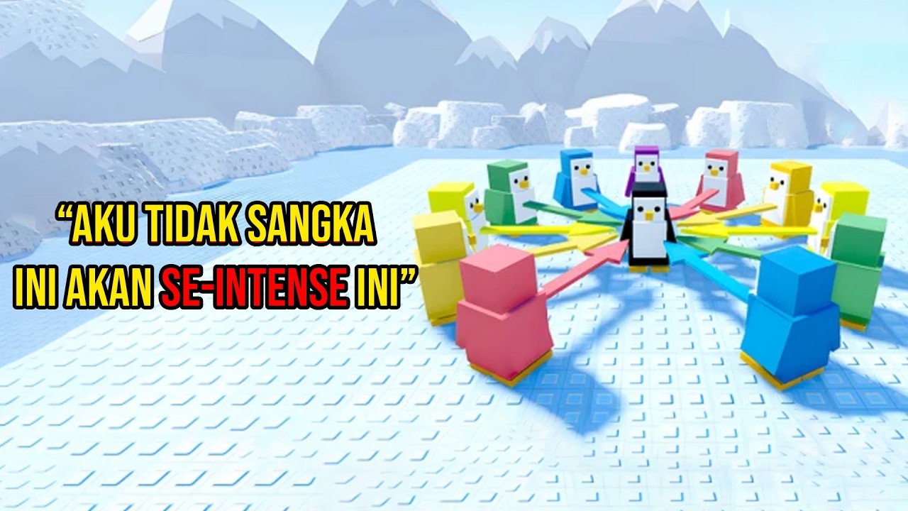 Gulat Penguin?! KALAU JATUH KITA KALAH!