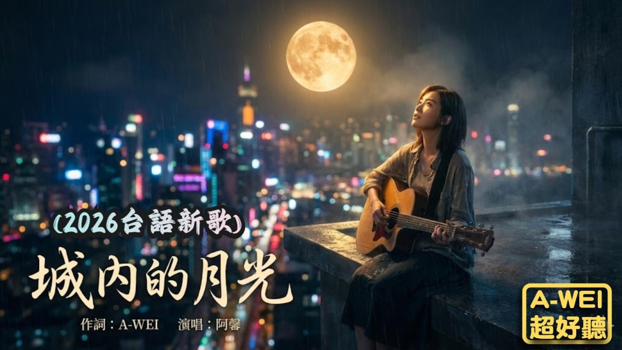 #nice song [#台語] 城內的月光  |A-WEI #原創#MV(260218) | 留言客製化你的歌曲 #ai #台語#閩南語