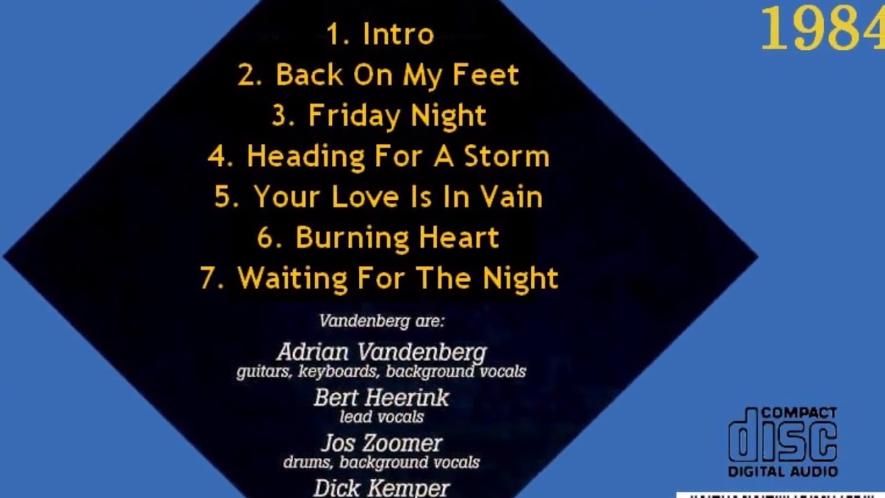 Vandenberg live op texel 1984 bootleg