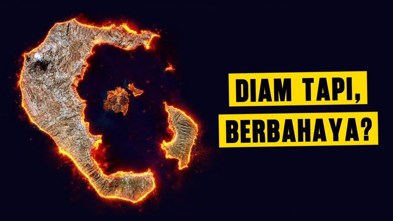 Bagaimana Ledakan Gunung Api Besar membentuk Santorini?