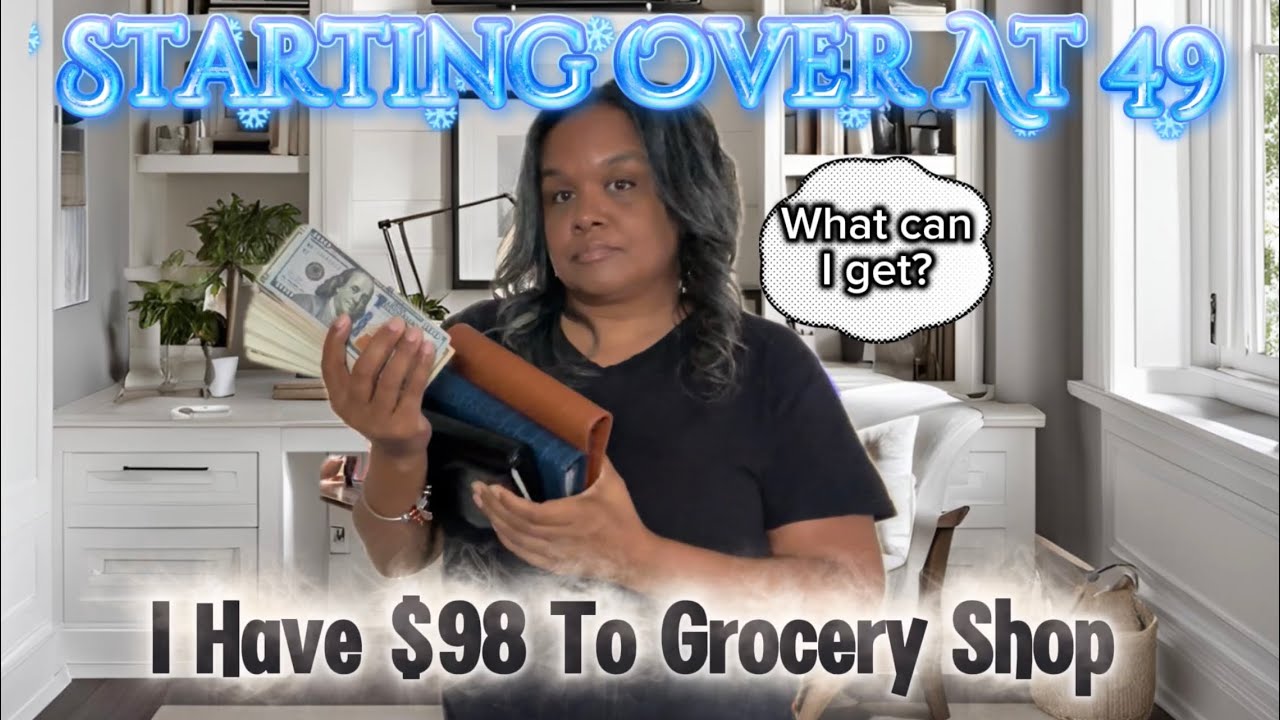 $98 Budget For Small Grocery Haul - Expense Tracking - Debt Free Journey - Budget By Paycheck 