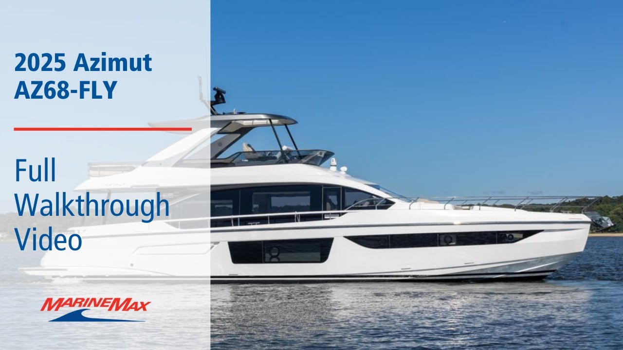 2025 Azimut 68 Fly Yacht For Sale at MarineMax Huntington, NY