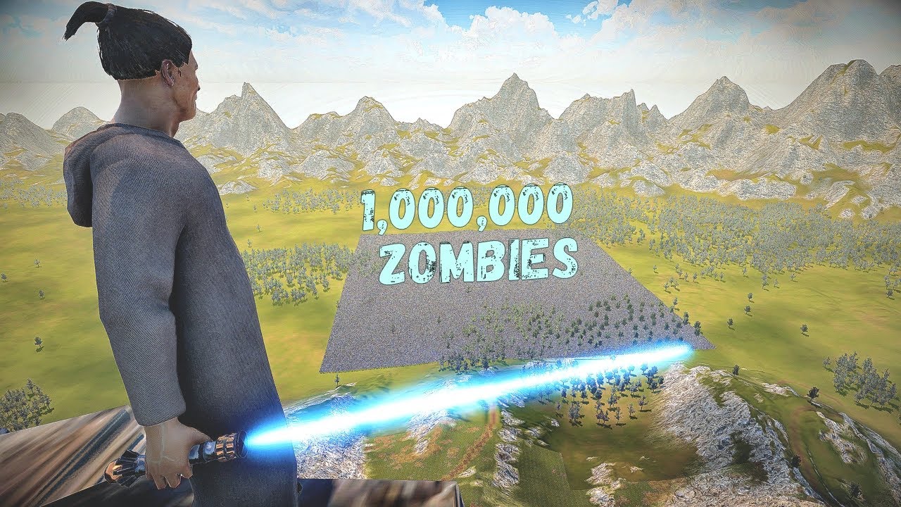 Can Jedi Defend Mount Olympus From 1,000,000 Zombies - UEBS 2