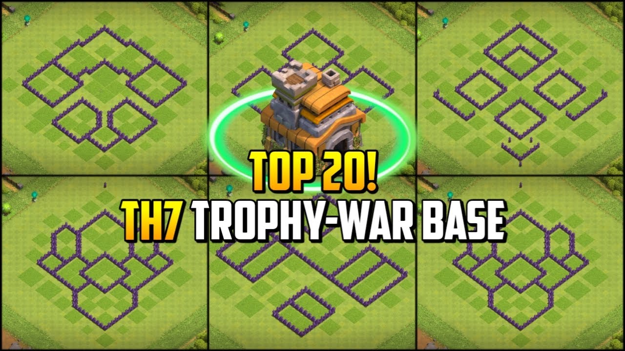 TOP 20! Town Hall 7 (TH7) Trophy/War Base Layout with Copy Link 2023 | Clash of Clans
