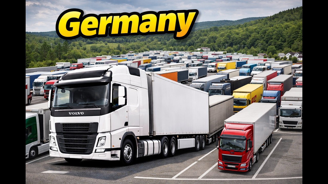 Truck Vlog - Let's Try to Park in Germany.