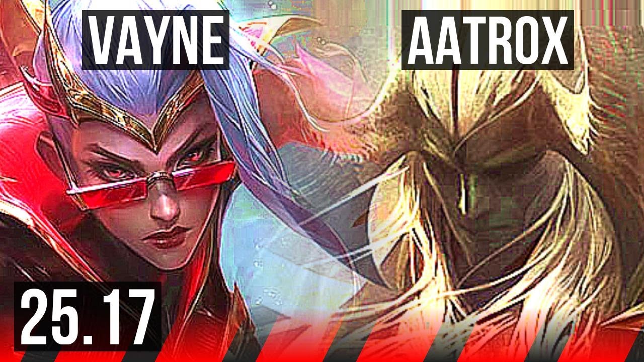 VAYNE vs AATROX (TOP) | KR Master | 25.17