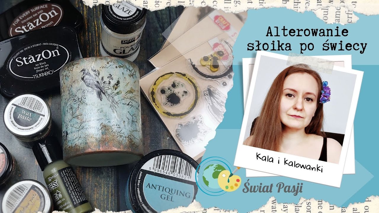 Alterowanie słoika po świecy - tutorial