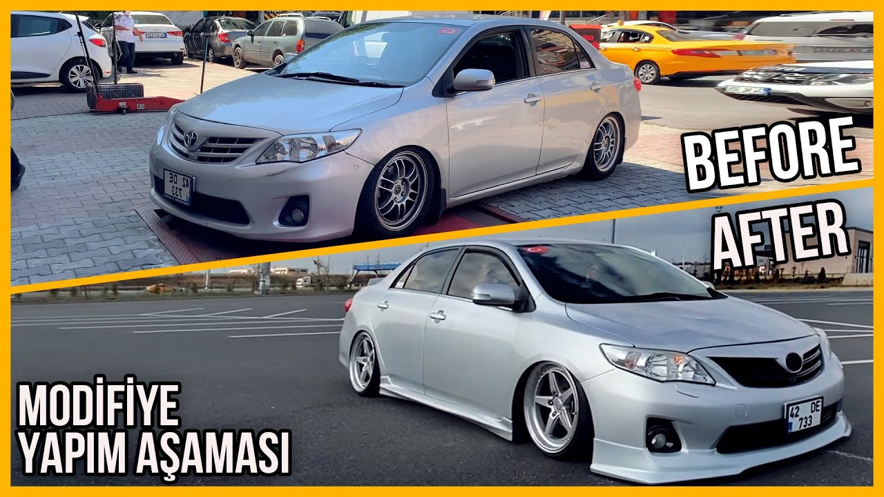 Toyota Corolla Modifiye Yapım Aşaması ! Başına Neler Geldi ?