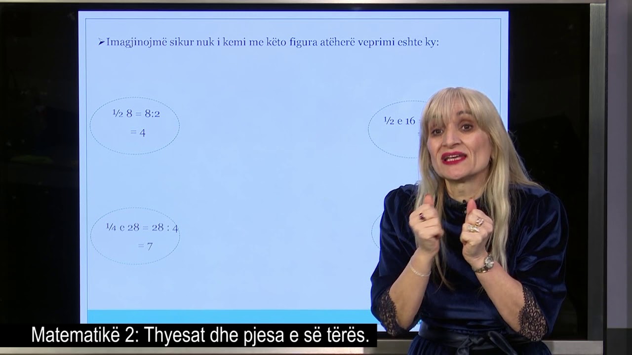 Matematikë 2  - Thyesat dhe pjesa e së tërës