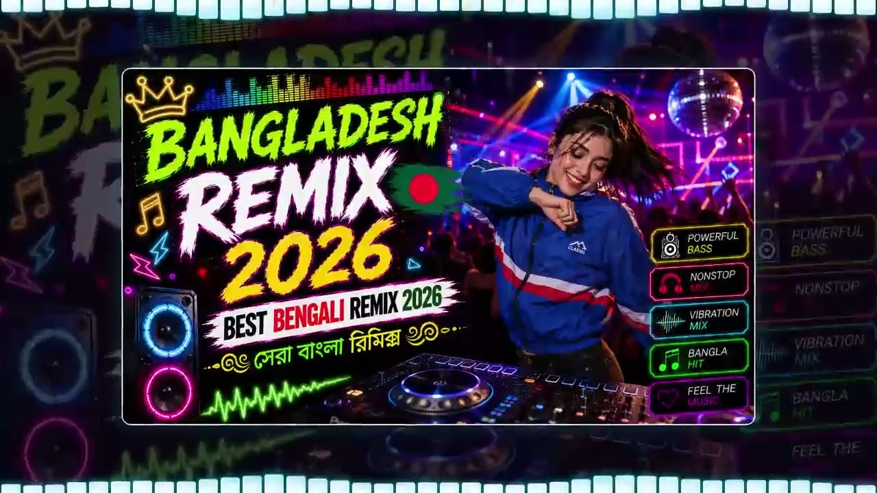 Top Bengali DJ Remix 2026 💥 Best Bangla Mashup Songs | Nonstop Party Music & Bass Boosted