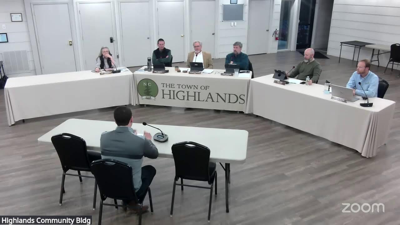 Town of Highlands Regular Board of Commissioners Workshop - February 19, 2026