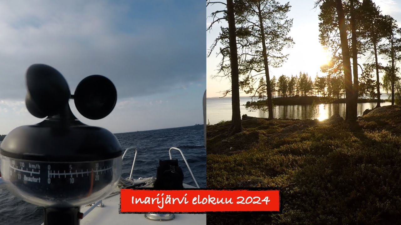 Inarijärvi elokuu 2024, kuumat kelit