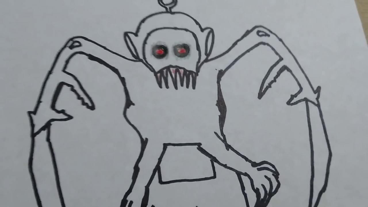 Cómo DIBUJAR a 😱PO 2️⃣ TRANSFORMACIOn de slendytubbies 2️⃣/how to DRAW PO transformation 2️⃣ from