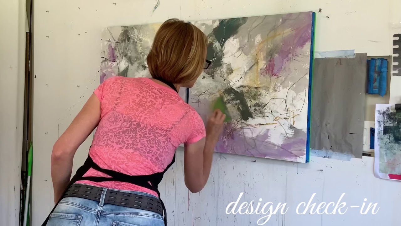 An invitation to see my process in today’s painting session. LAYER#2