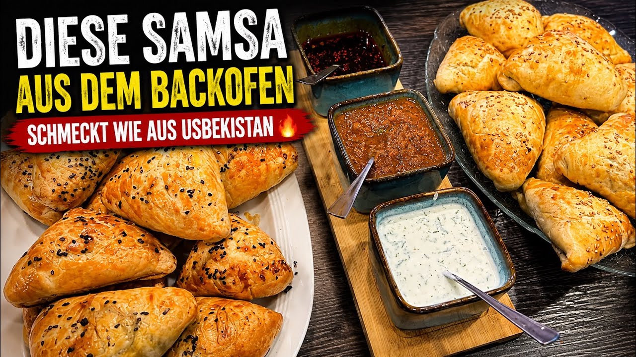 Diese Samsa aus dem Backofen schmeckt wie aus Usbekistan 🔥