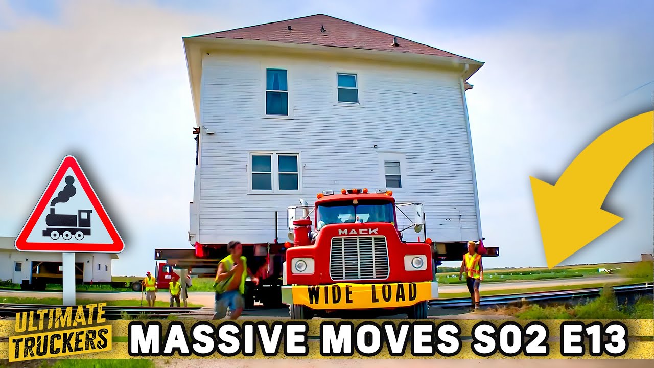 House Movers Get STUCK On Tracks With a Train Minutes Away! | Massive Moves S2 E13 | Full Episode