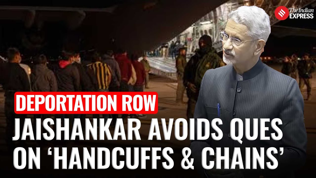 Jaishankar Faces Tough Questions On US Deportations; Skips Deportees Brought In Handcuffs & Chains
