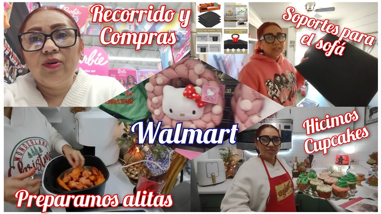 ¡¡ Ya abrieron Walmart !! 🤩 Compras + Prepare alitas para la comida 😋 Compré soportes para mí sofa 