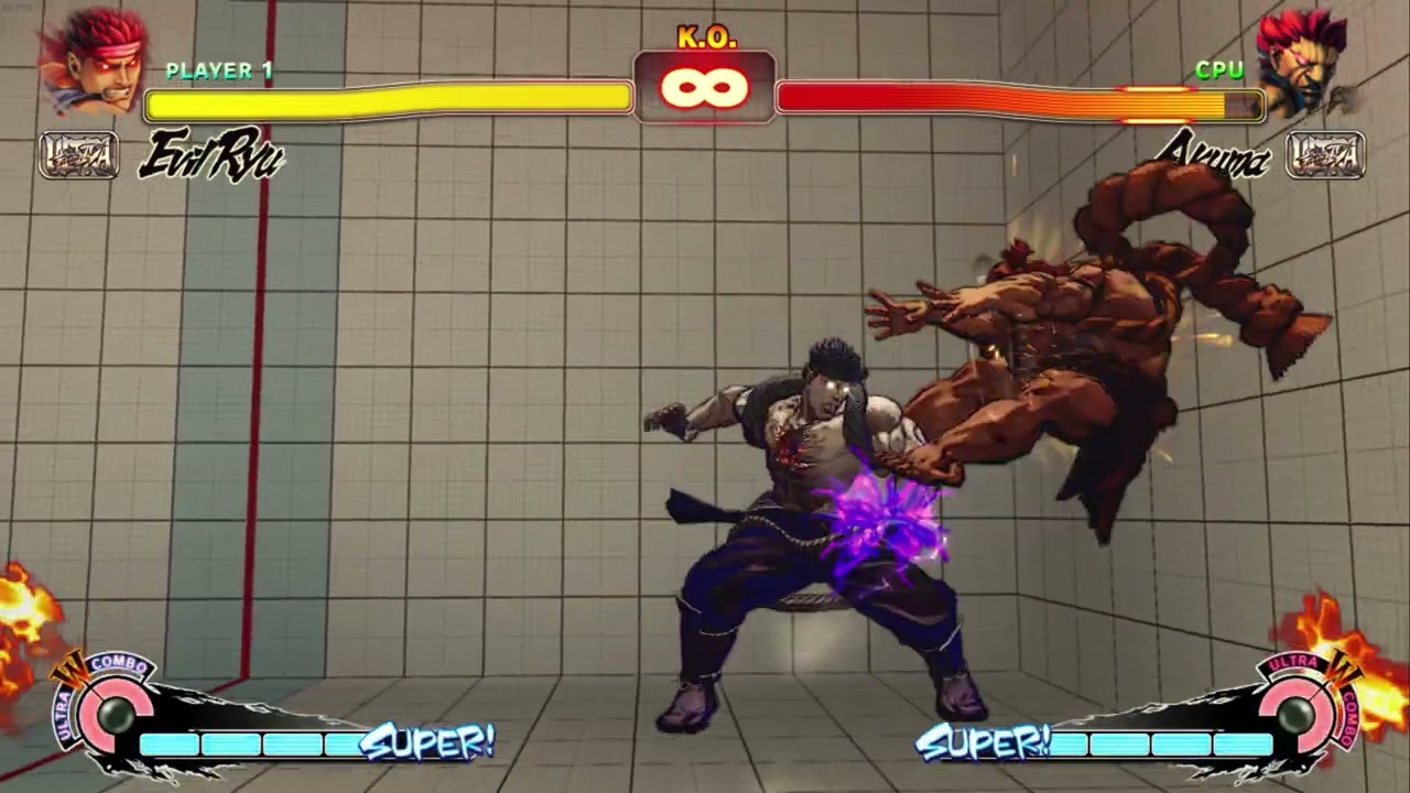 USFIV: Evil Ryu - New Moveset + Animations | Still In The Works