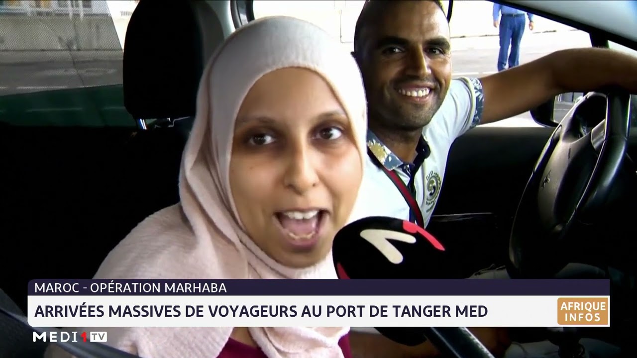 Opération Marhaba: arrivées massives des voyageurs au port de Tanger Med