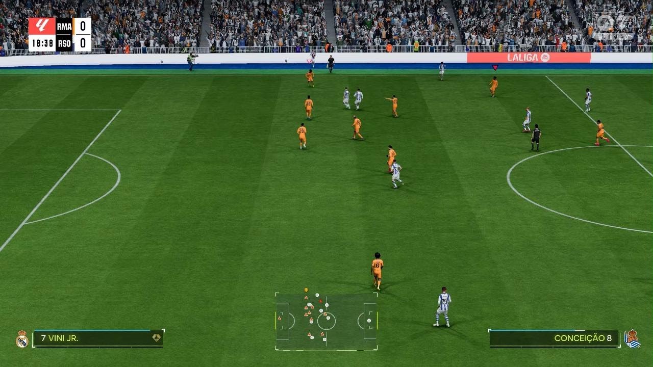 Real Madrid x Real Sociedad - carreira de manager - EA SPORTS FC 25