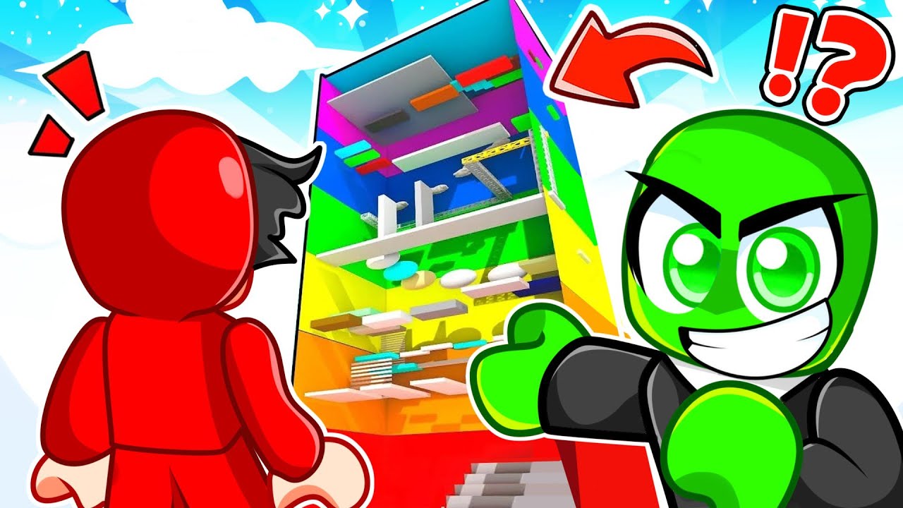ZBUDOWAŁEM WŁASNĄ TROLL WIEŻĘ dla LEONA i OLKA w Roblox!