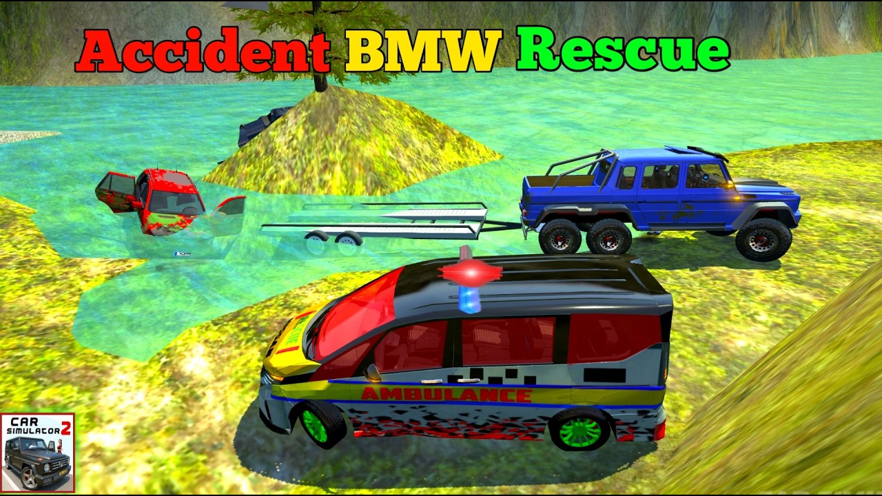 Rescued Accident😰BMW From Water - Car Simulator 2 Gamplay(Hindi/English)