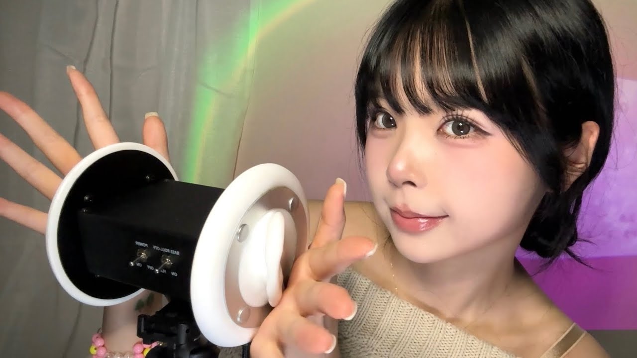 ASMR 1시간 | 습기 가득한 귀 마사지와 빠른 귀 탭핑 👂