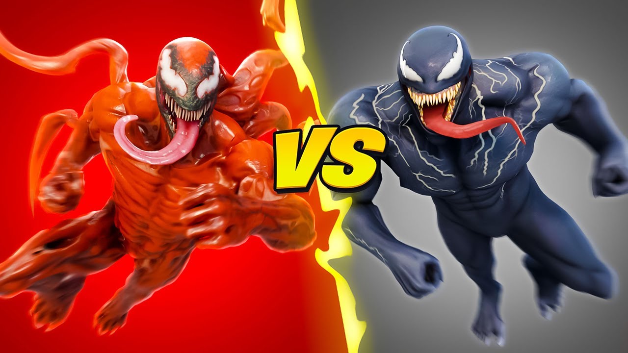 The VENOM VS. CARNAGE Challenge in Fortnite || NEW GFUEL Flavors