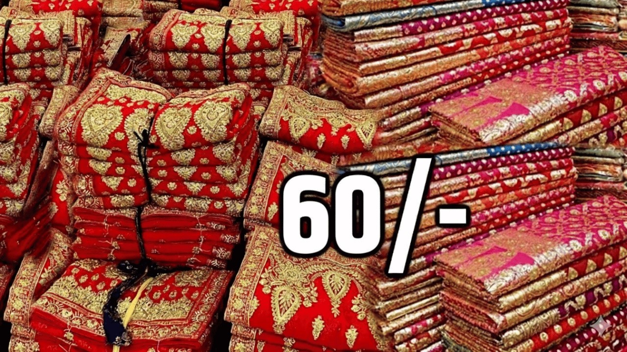 आँखे फट जाएगी साड़ी की वैरायटी देखकर | Surat Saree Wholesale Market | Saree Manufacturer in Surat