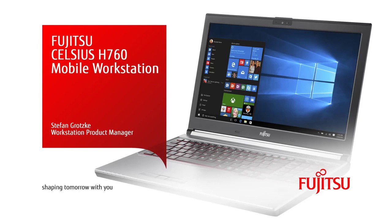 Fujitsu CELSIUS H760 mobile Workstation