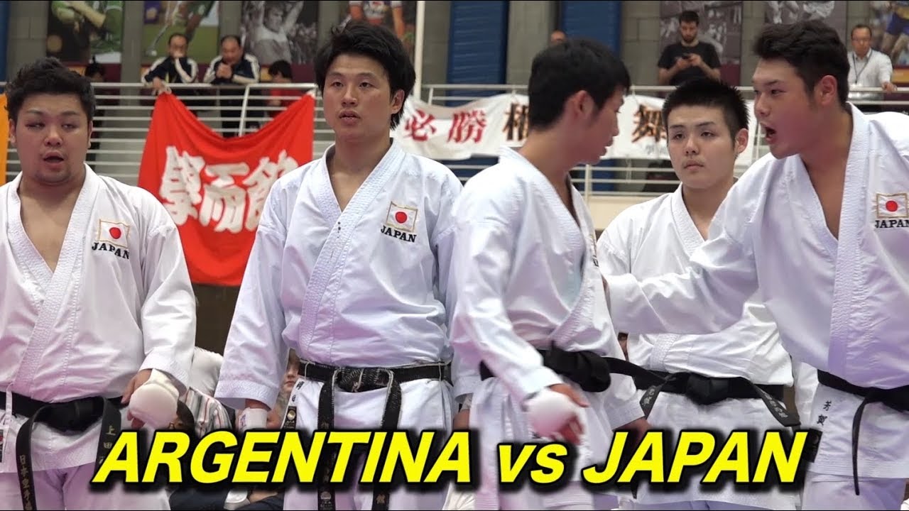 2017空手世界大会！日本VSアルゼンチン！Japan vs Argentina, WORLD KARATE TOURNAMENT