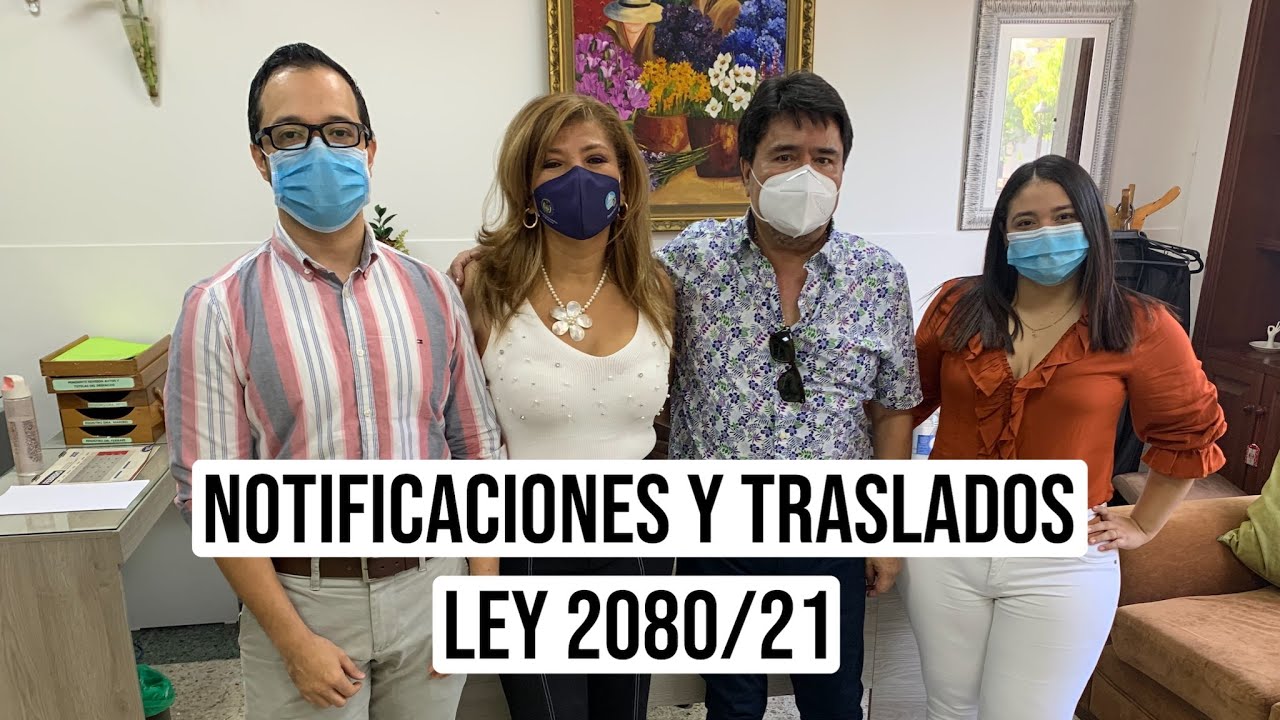 Notificaciones y traslados (Ley 2080/21)