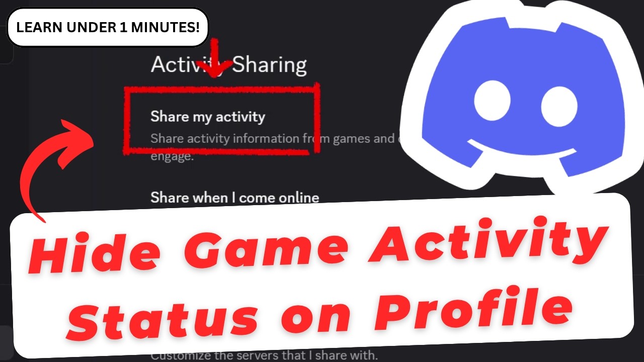 Как скрыть статус игровой активности в профиле Discord