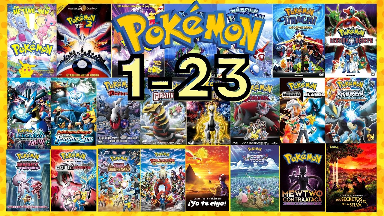 Todos los Openings de las Películas Pokémon 1-23 [Castellano]