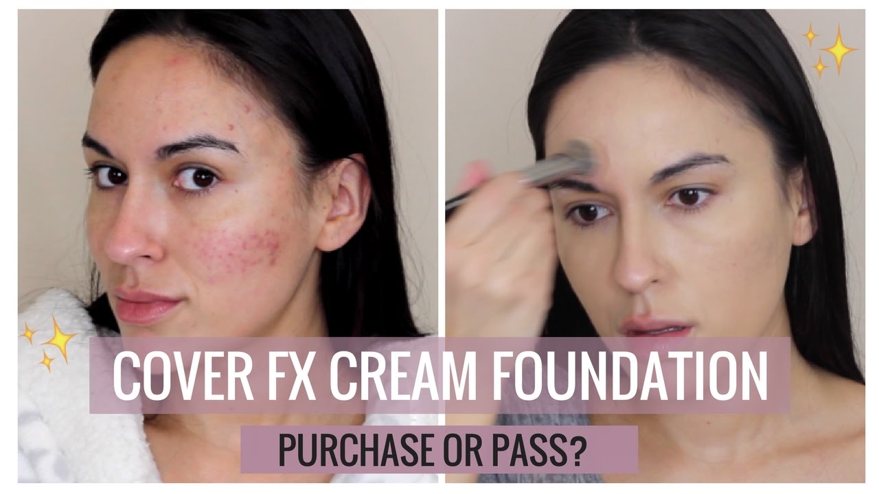 FIRST IMPRESSION: COVER FX CREAM FOUNDATION FOR ACNE/ACNE SCARRING